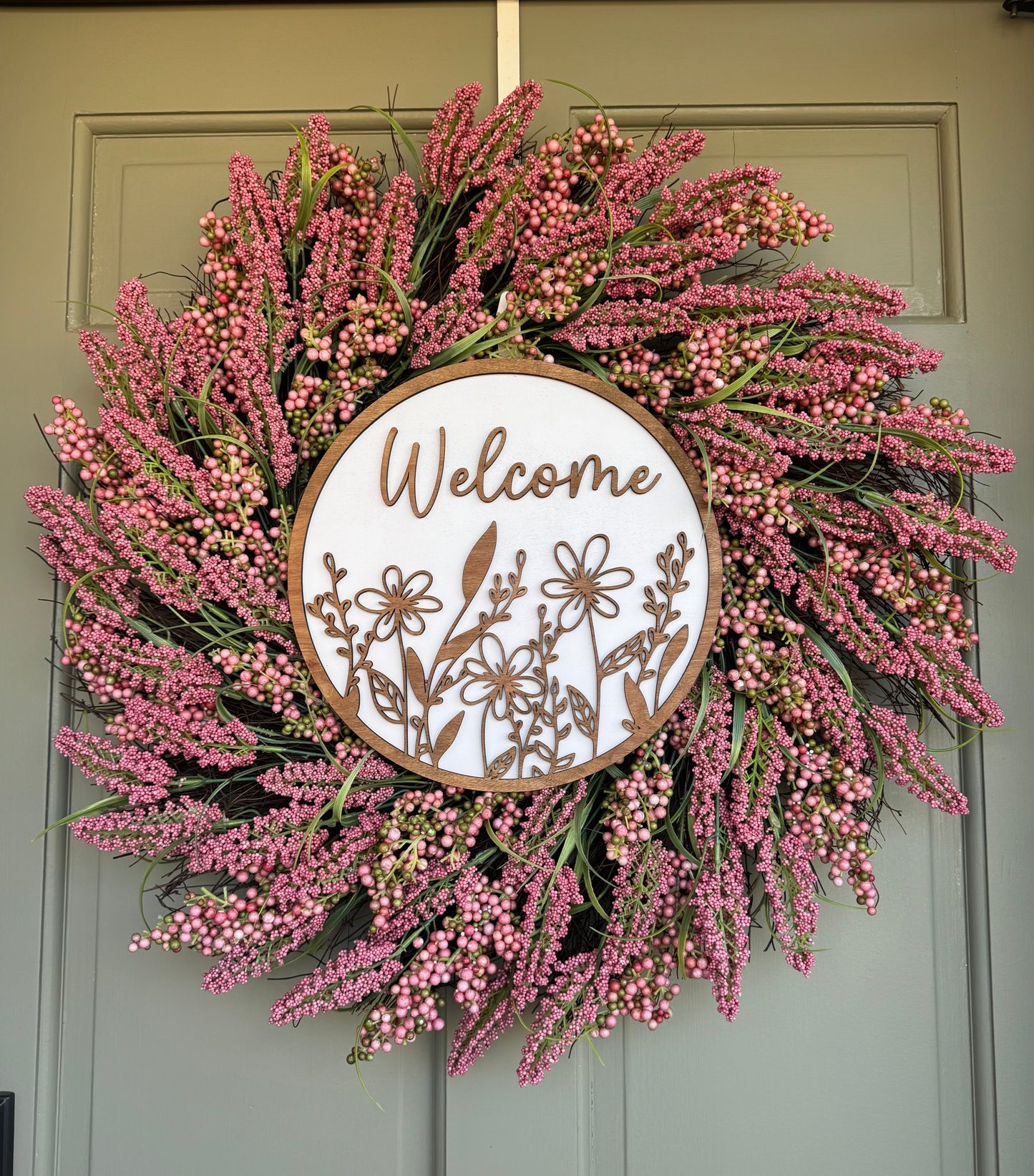 Door Hanger / Welcome Floral