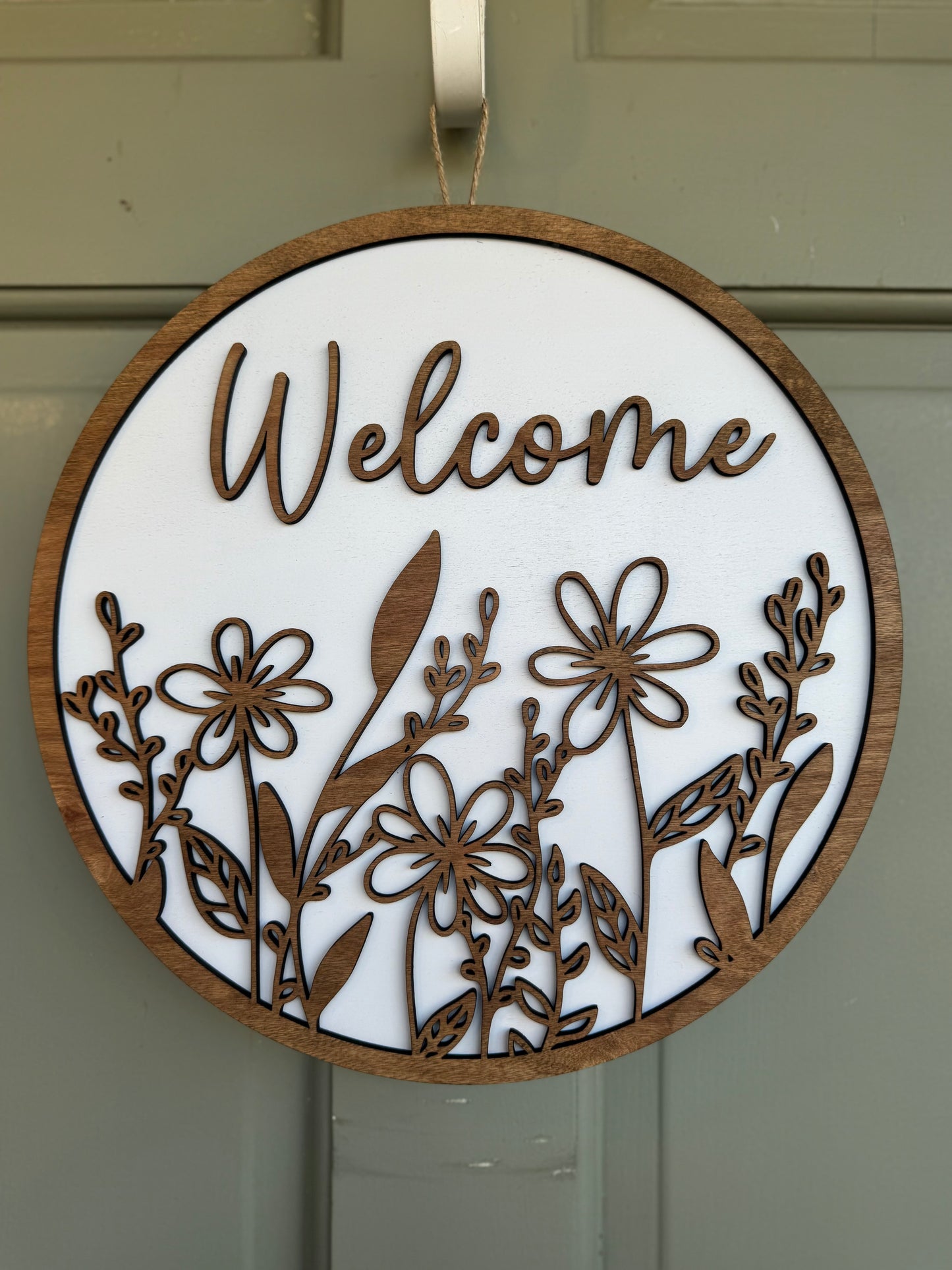 Door Hanger / Welcome Floral
