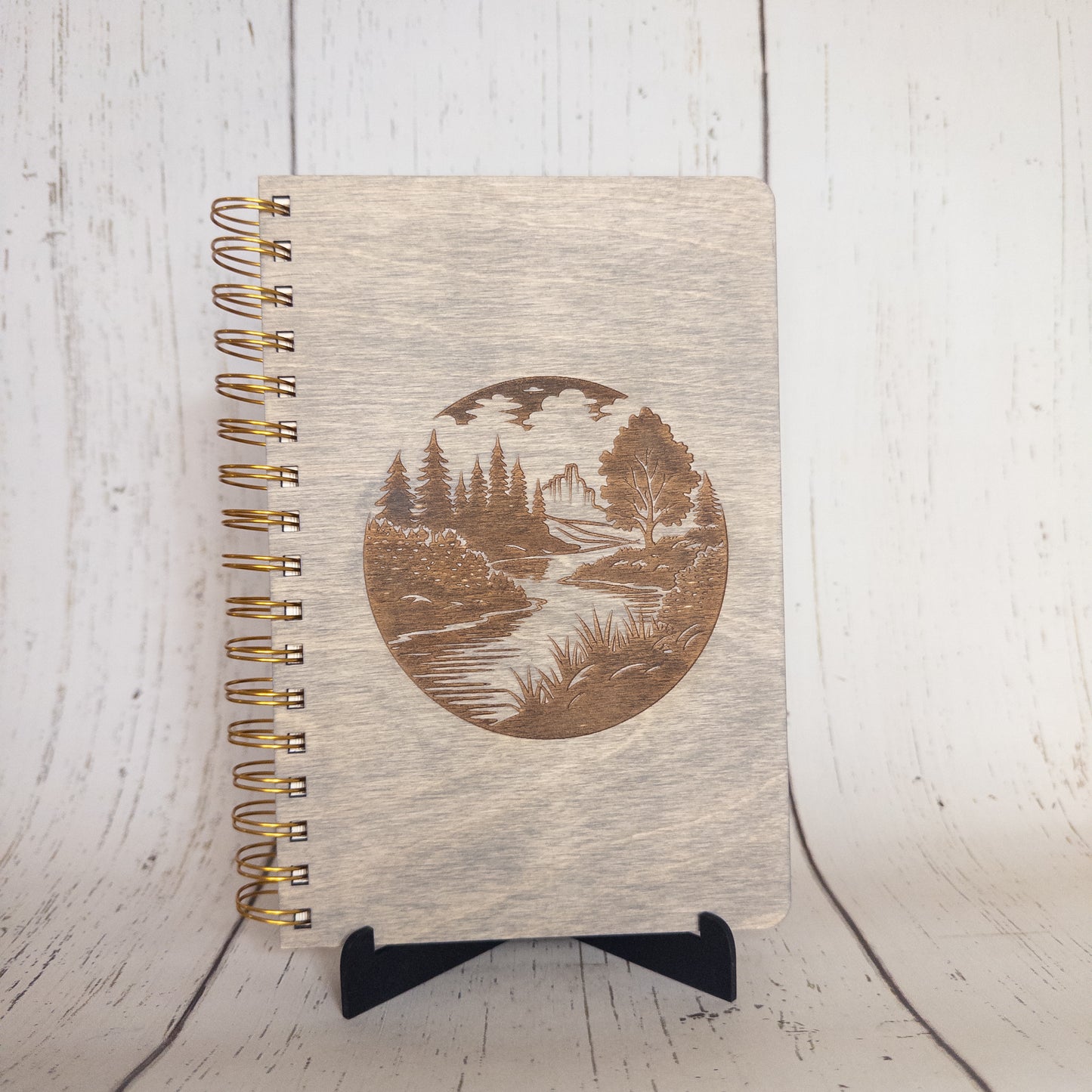 Wood Journal Scenic (Gray)