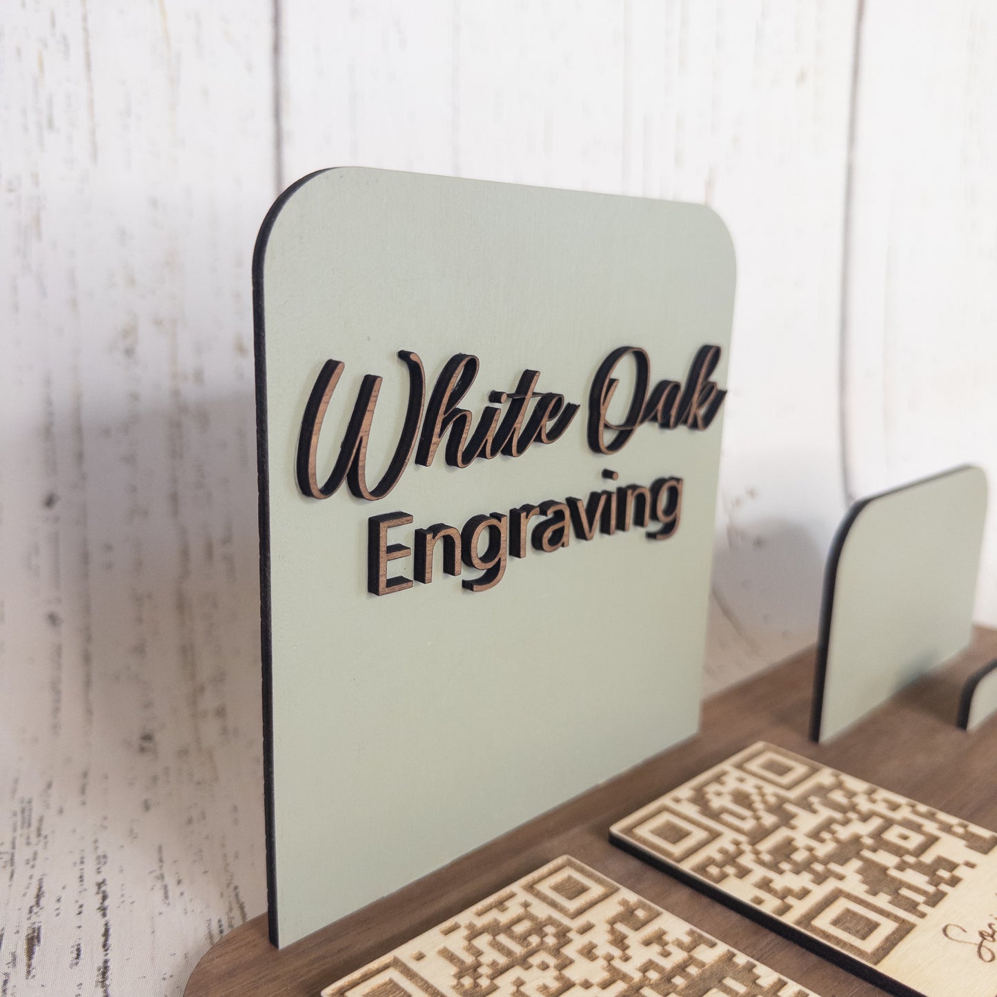 Business Card Holder / QR Code Display v.2