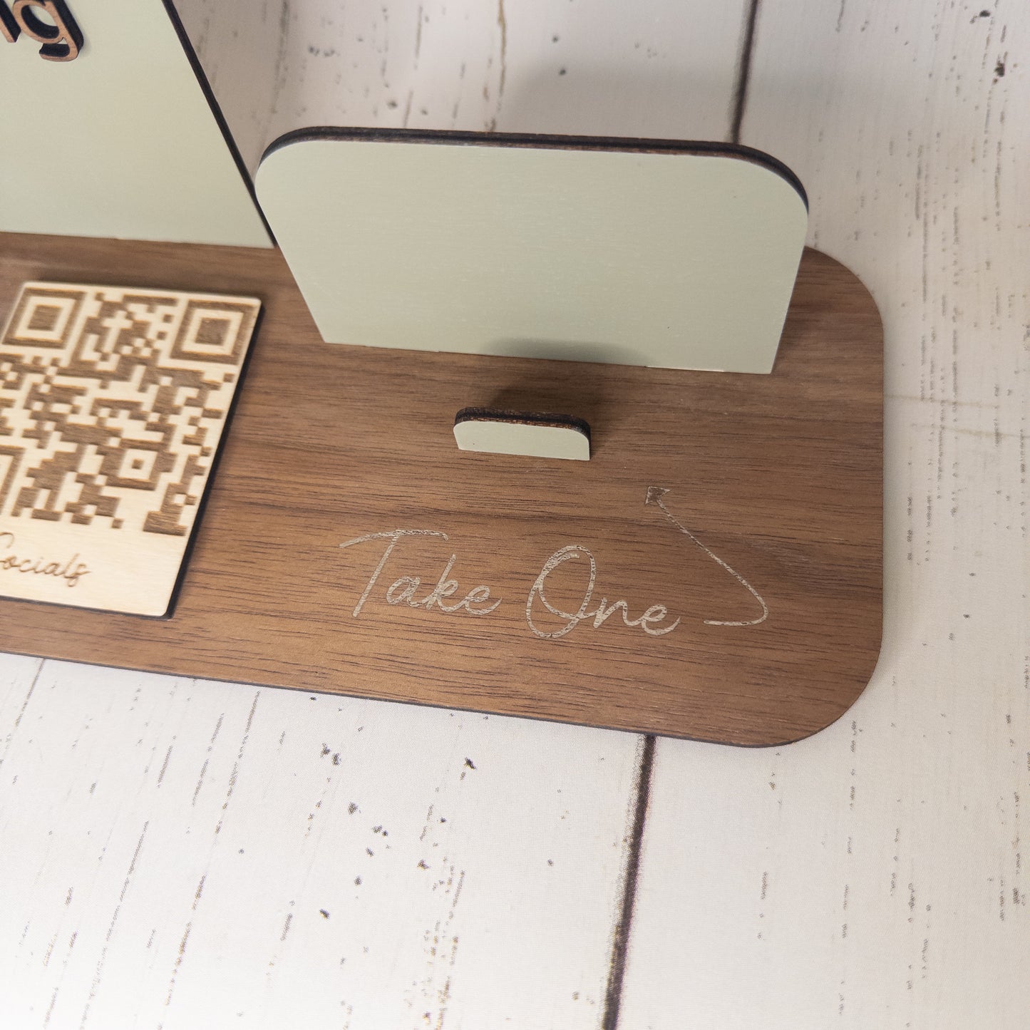 Business Card Holder / QR Code Display v.2