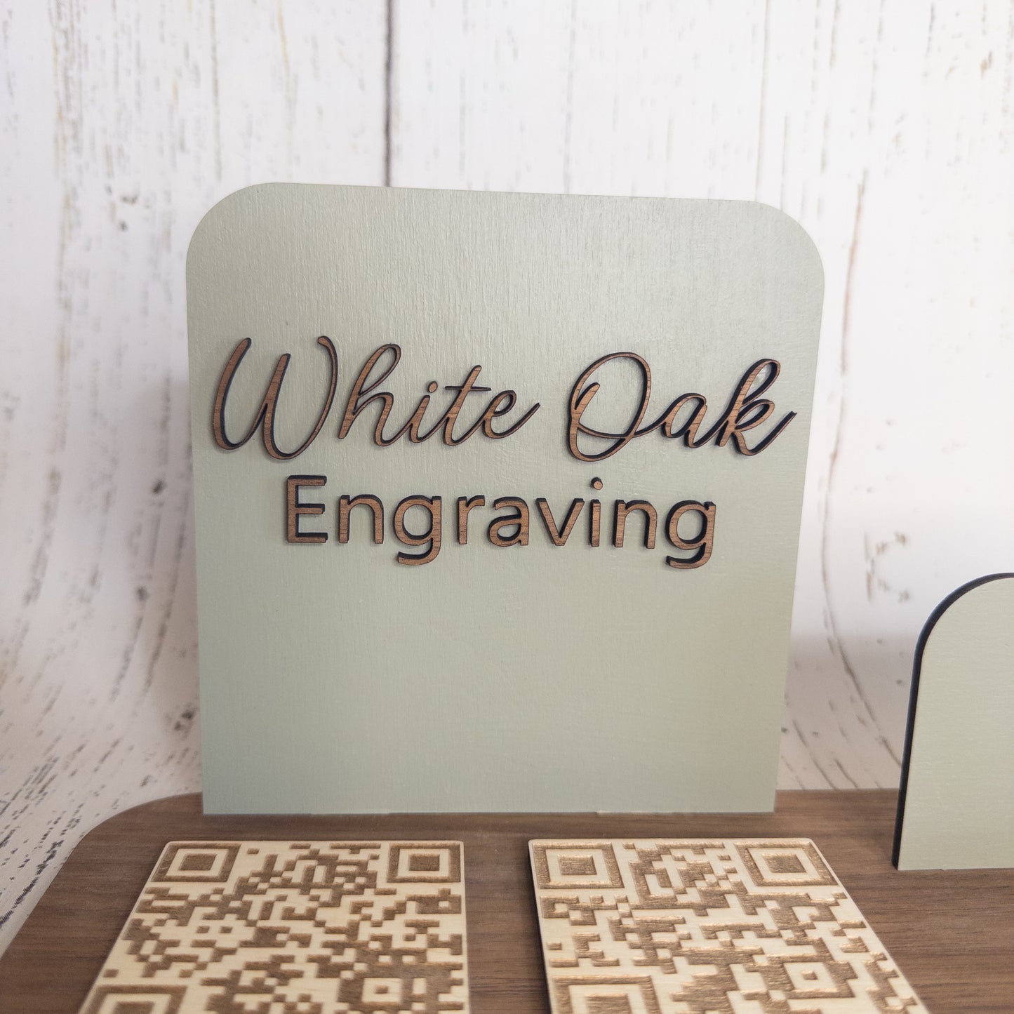 Business Card Holder / QR Code Display v.2