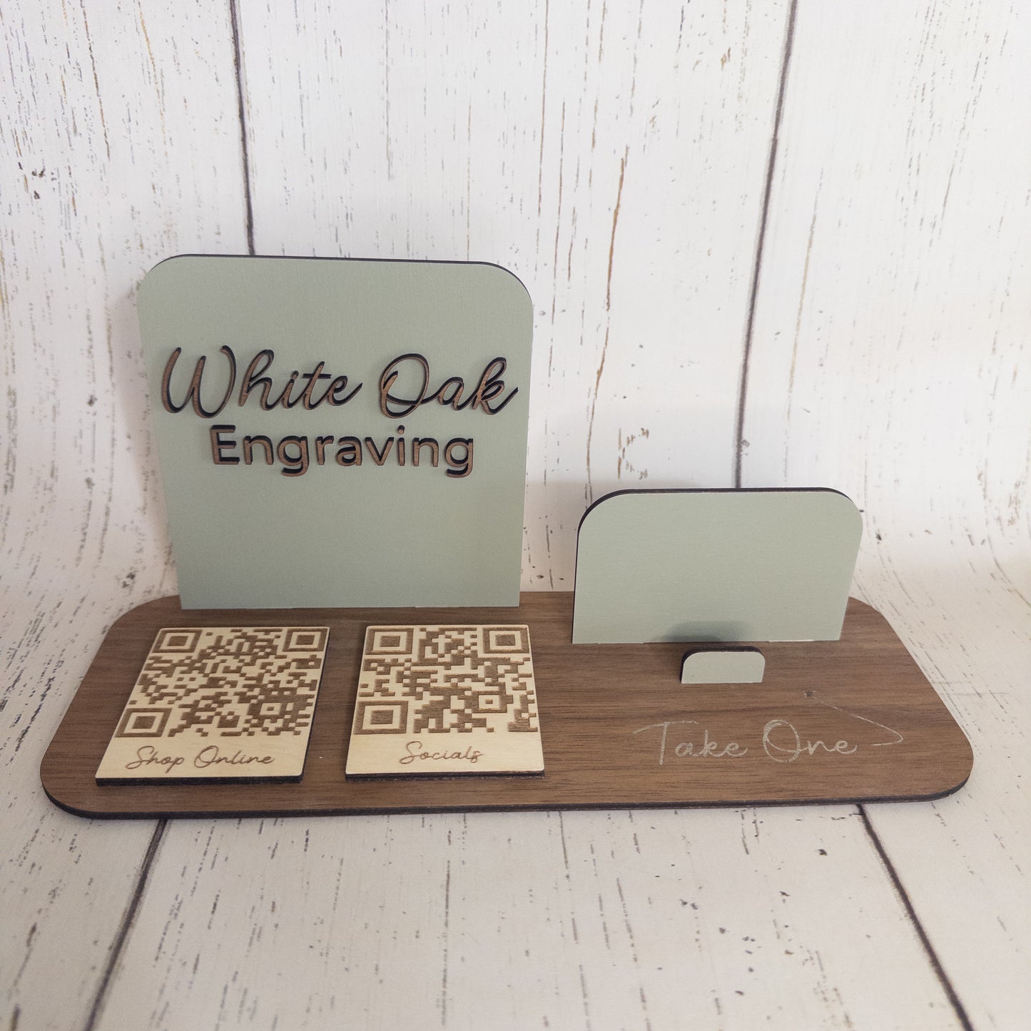 Business Card Holder / QR Code Display v.2