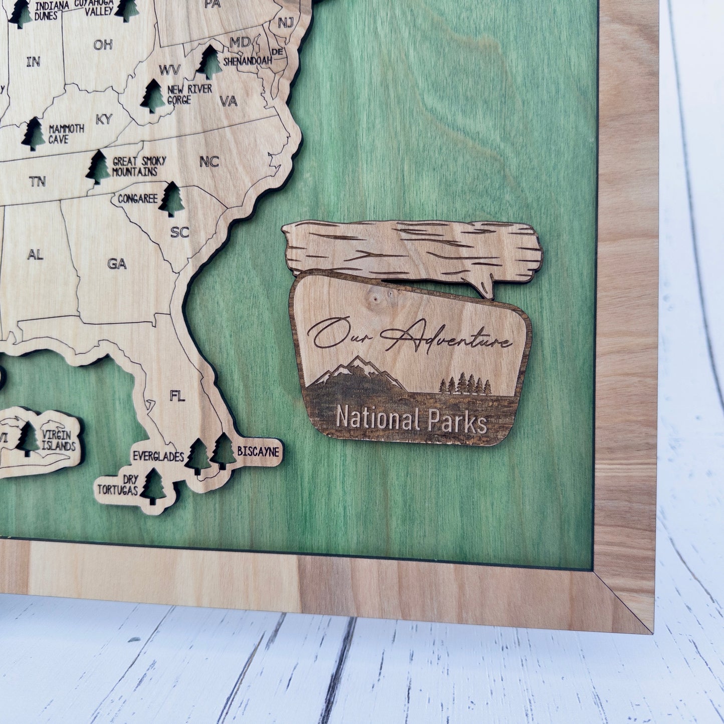 Travel Map / National Parks