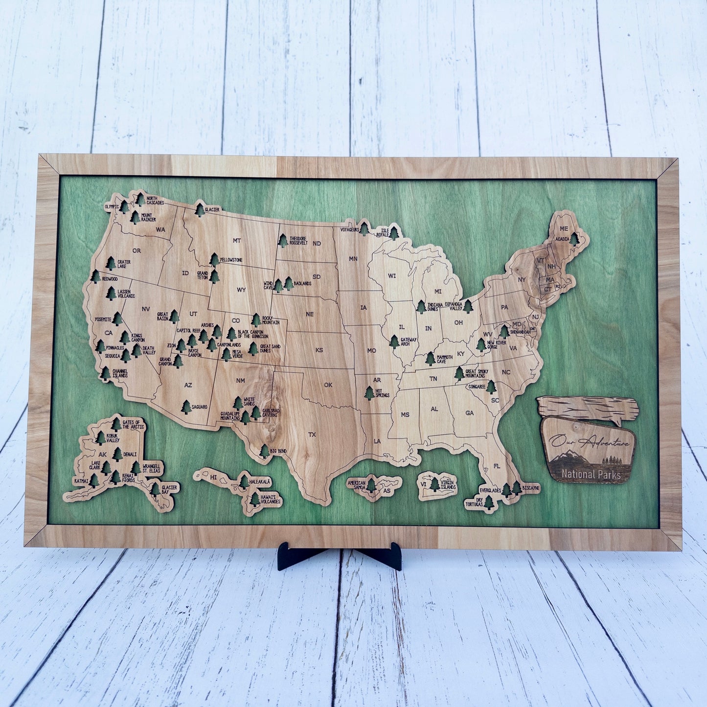 Travel Map / National Parks