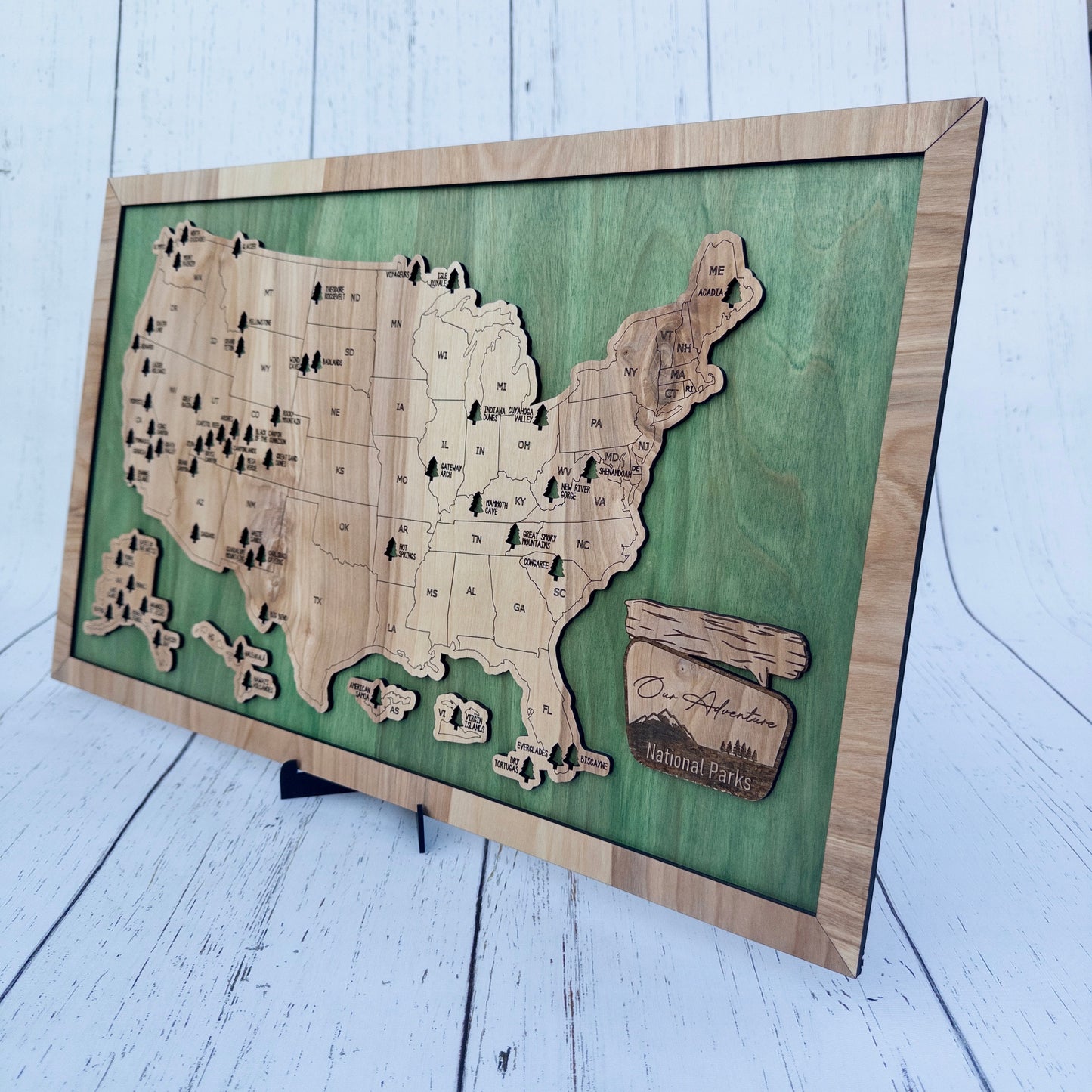 Travel Map / National Parks