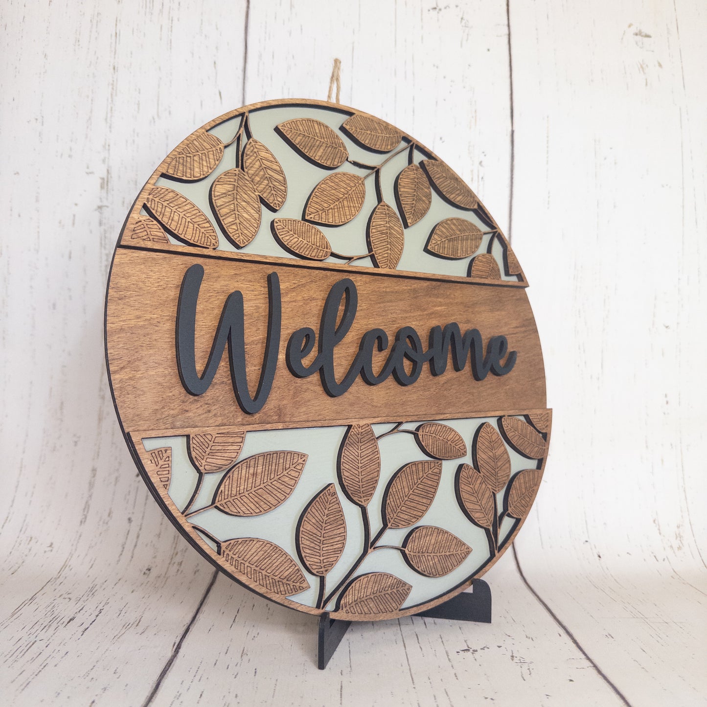 Door Hanger / Welcome Leafy