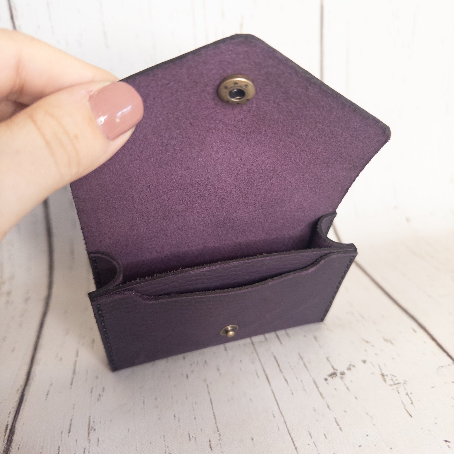 Clutch Wallet (Plum/Bronze)