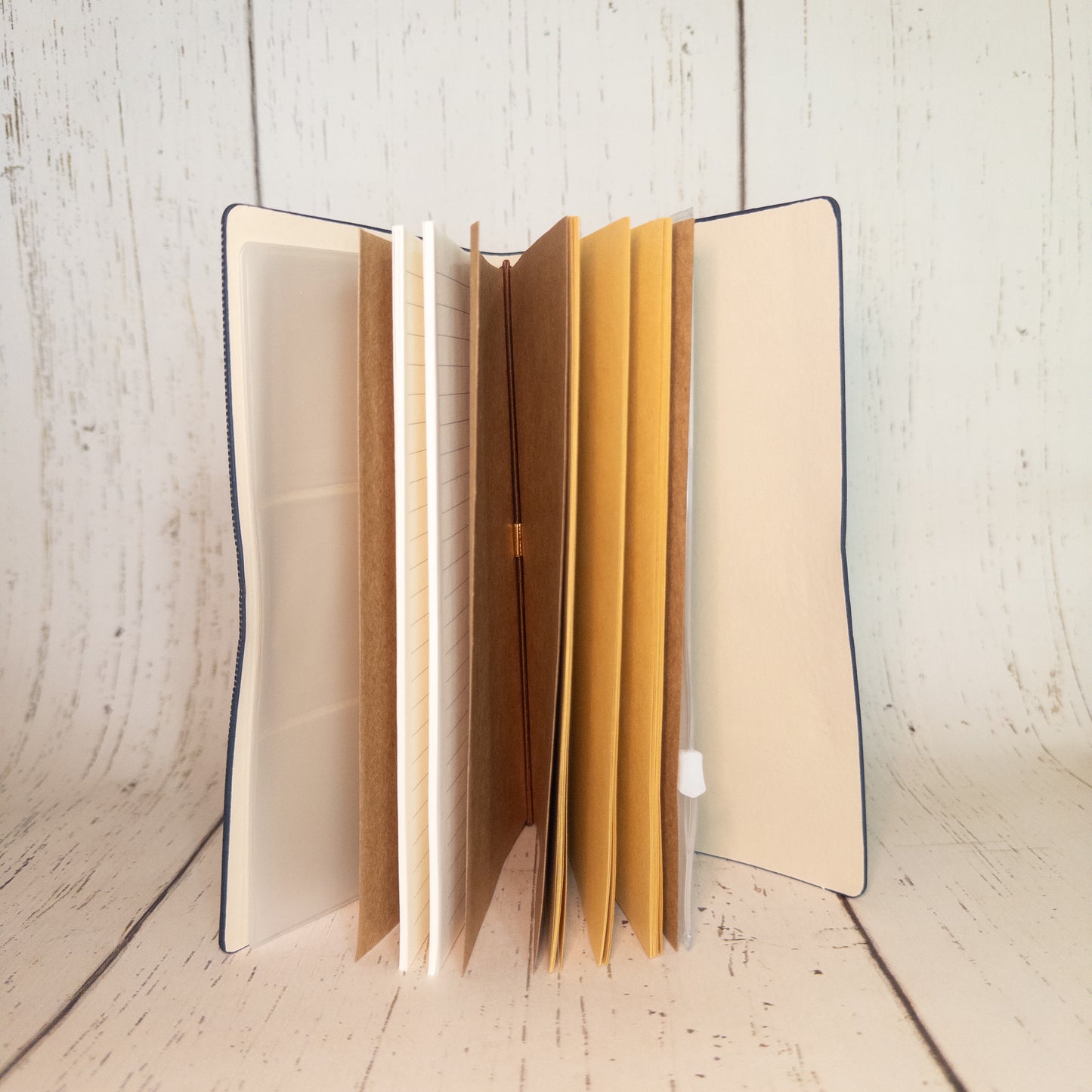 Leather Journal Tools (Navy)