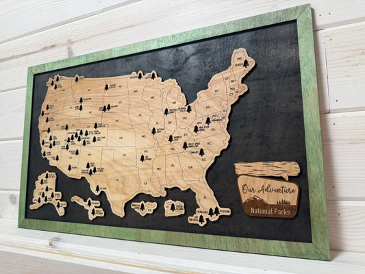 National Park (Black/Green)