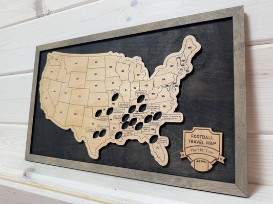 SEC College Football Mini (Black/Grey)
