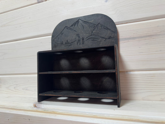 Golf Ball Display Mini (Mountains/Black)