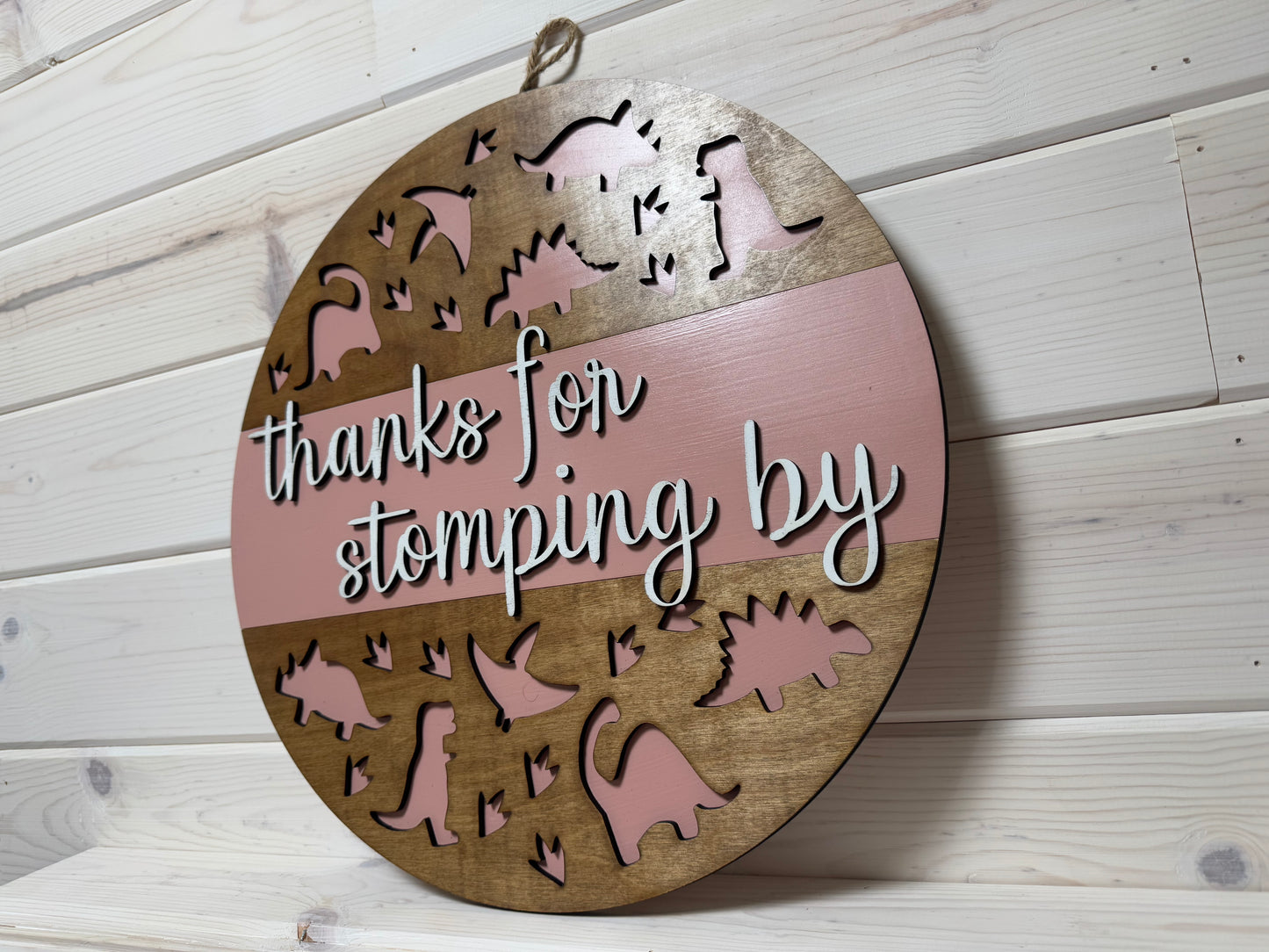 Door Hanger (Stomping By/Pink)