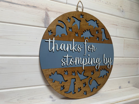 Door Hanger (Stomping By/Blue)