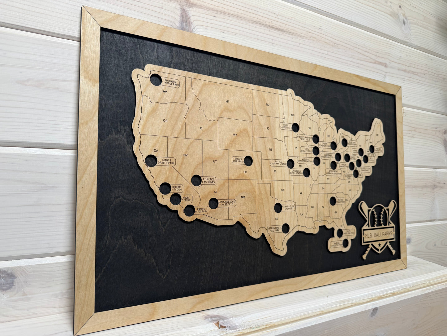 Baseball Parks (Black/Bare)