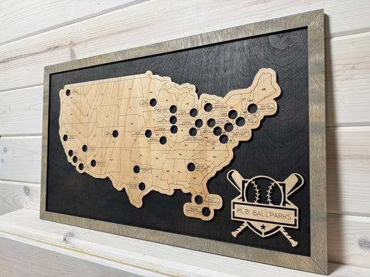 Baseball Parks (Black/Grey)