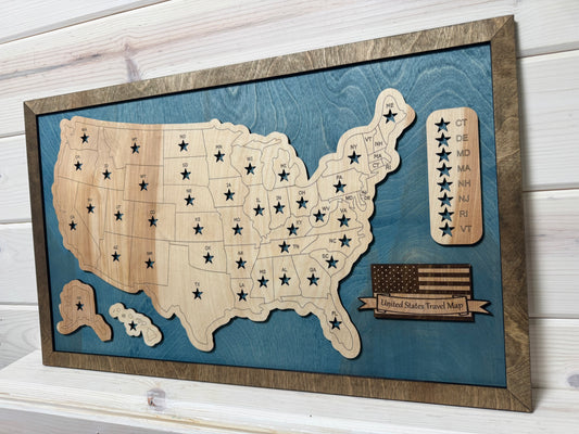 U.S. States (Blue/Jacobean)