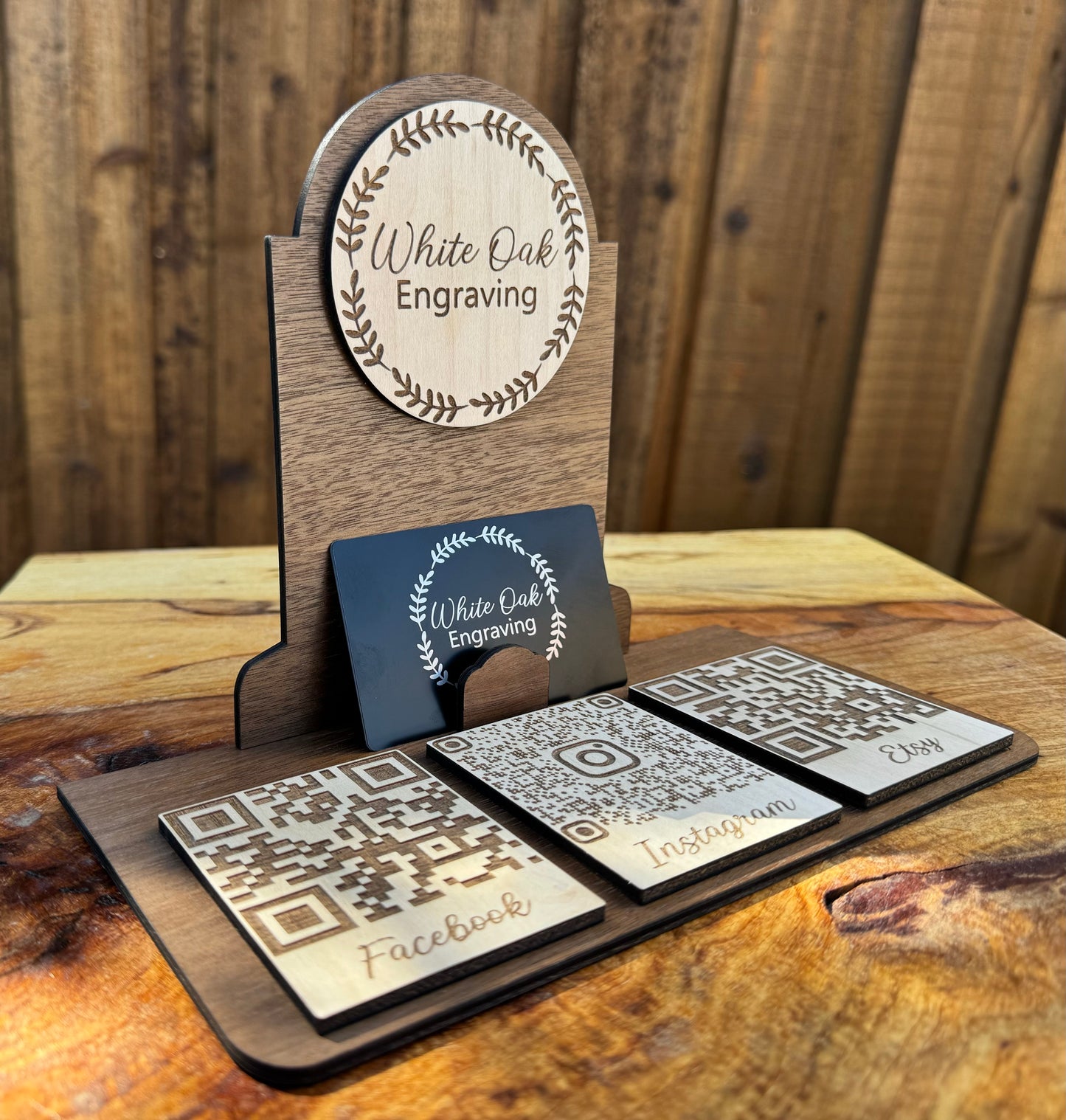 Business Card Holder / QR Code Display v.1