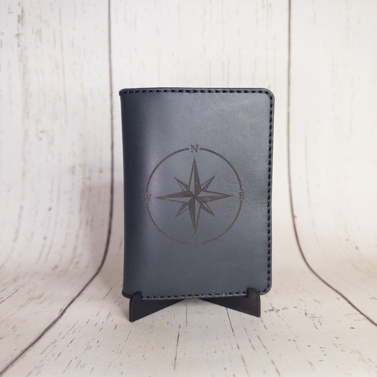 Passport Holder (Gray/Tan)
