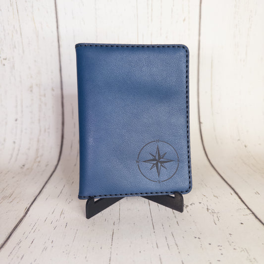 Passport Holder (Blue/Tan)