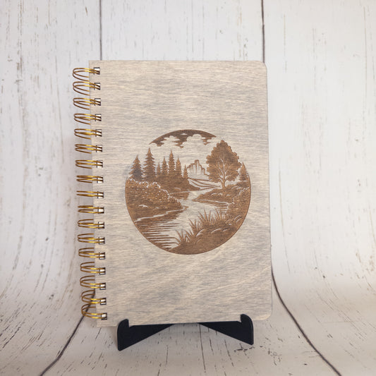 Wood Journal Scenic (Gray)