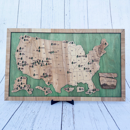 Travel Map / National Parks
