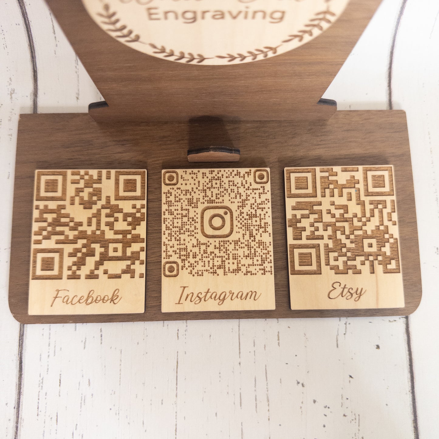 Business Card Holder / QR Code Display v.1