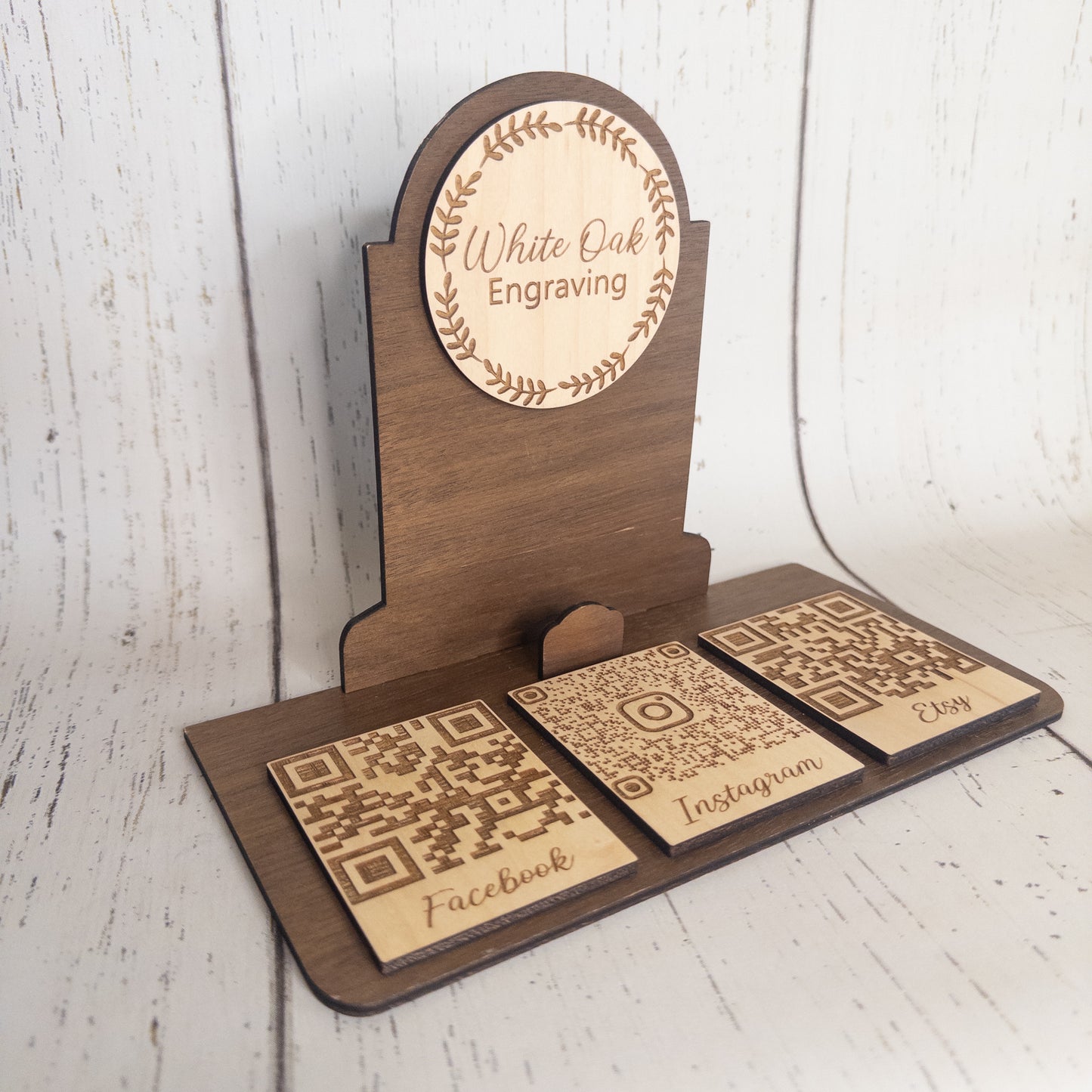 Business Card Holder / QR Code Display v.1