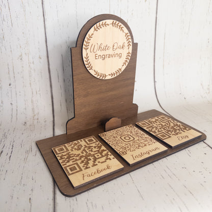Business Card Holder / QR Code Display v.1