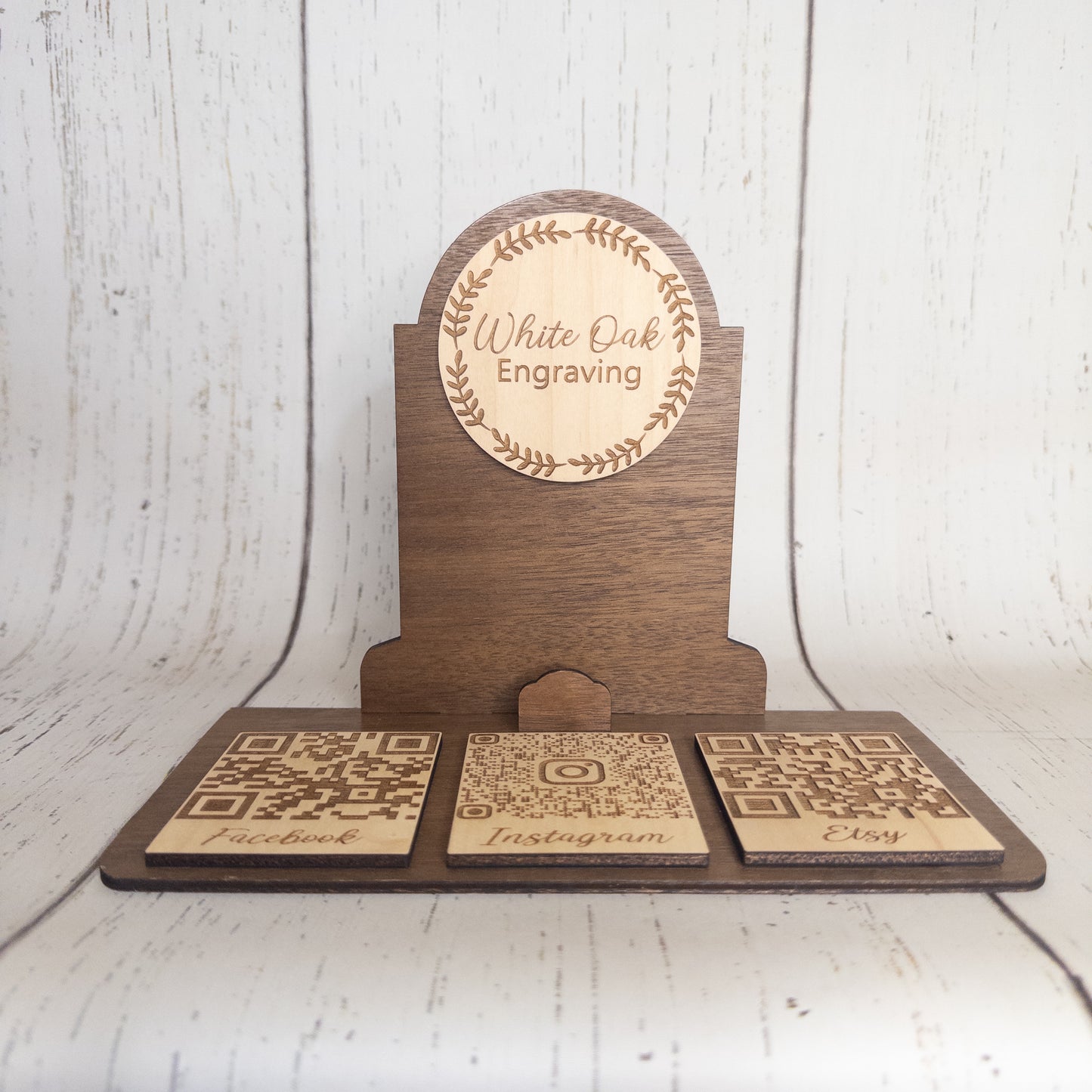 Business Card Holder / QR Code Display v.1