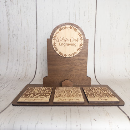 Business Card Holder / QR Code Display v.1