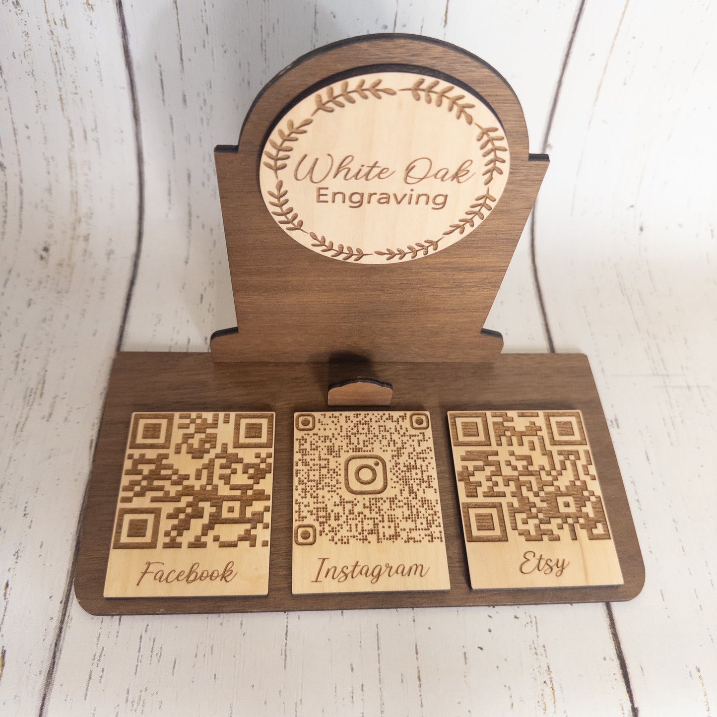 Business Card Holder / QR Code Display v.1
