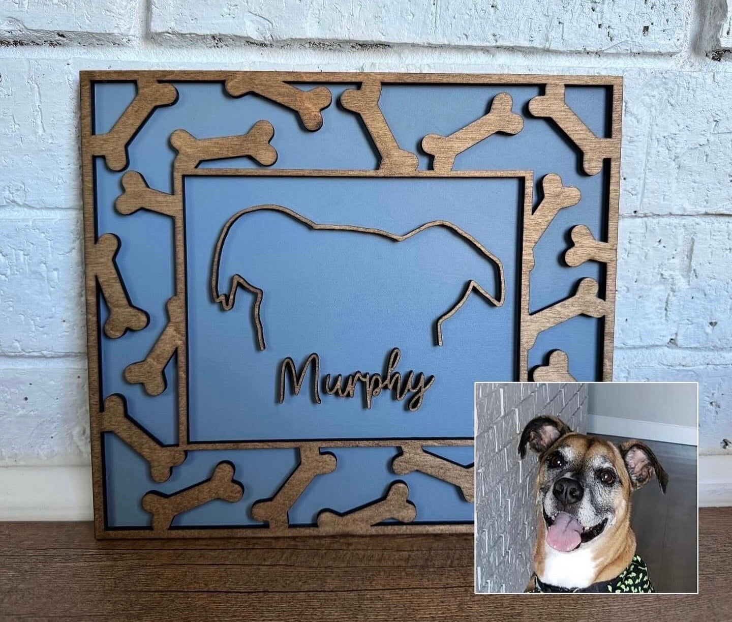 Personalized Dog Ear Framed Art