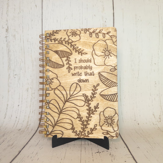 Wood Journal Floral (Early American)