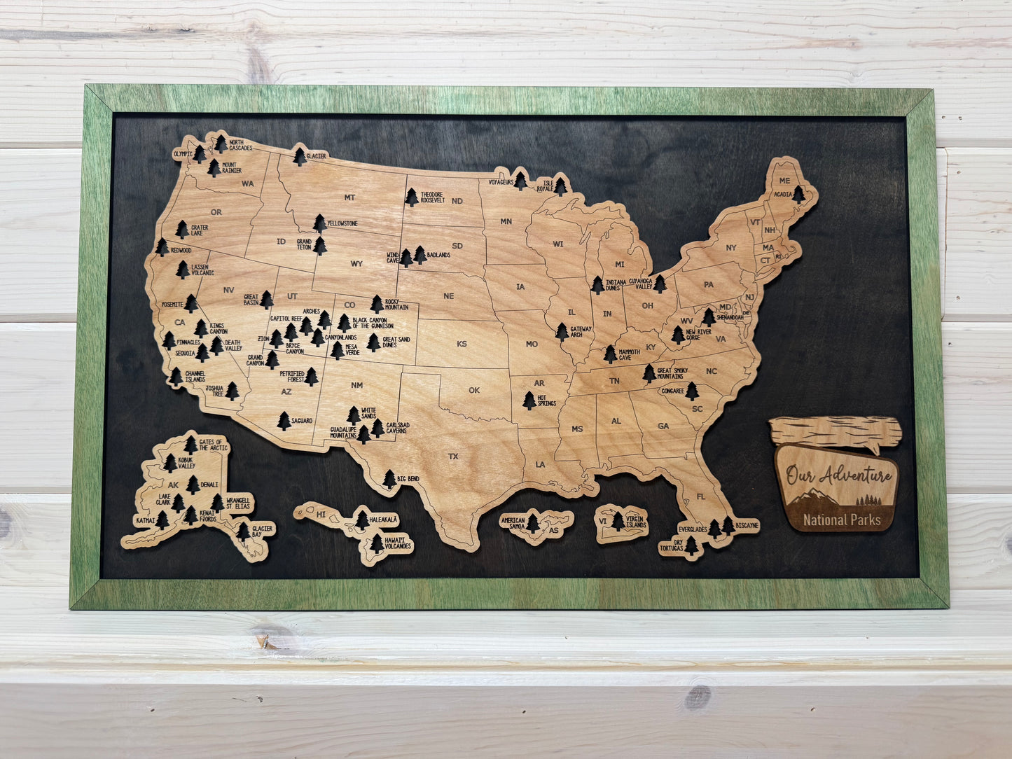National Park (Black/Green)