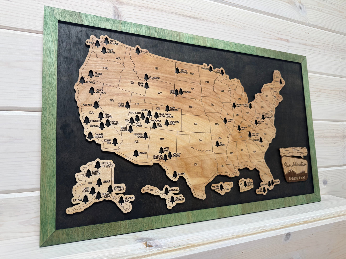 National Park (Black/Green)
