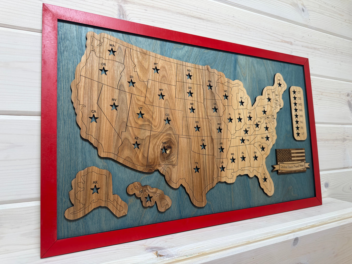 U.S. States (Blue/Red)