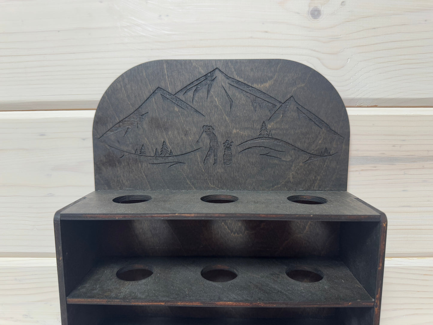 Golf Ball Display Mini (Mountains/Black)