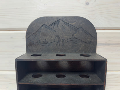 Golf Ball Display Mini (Mountains/Black)