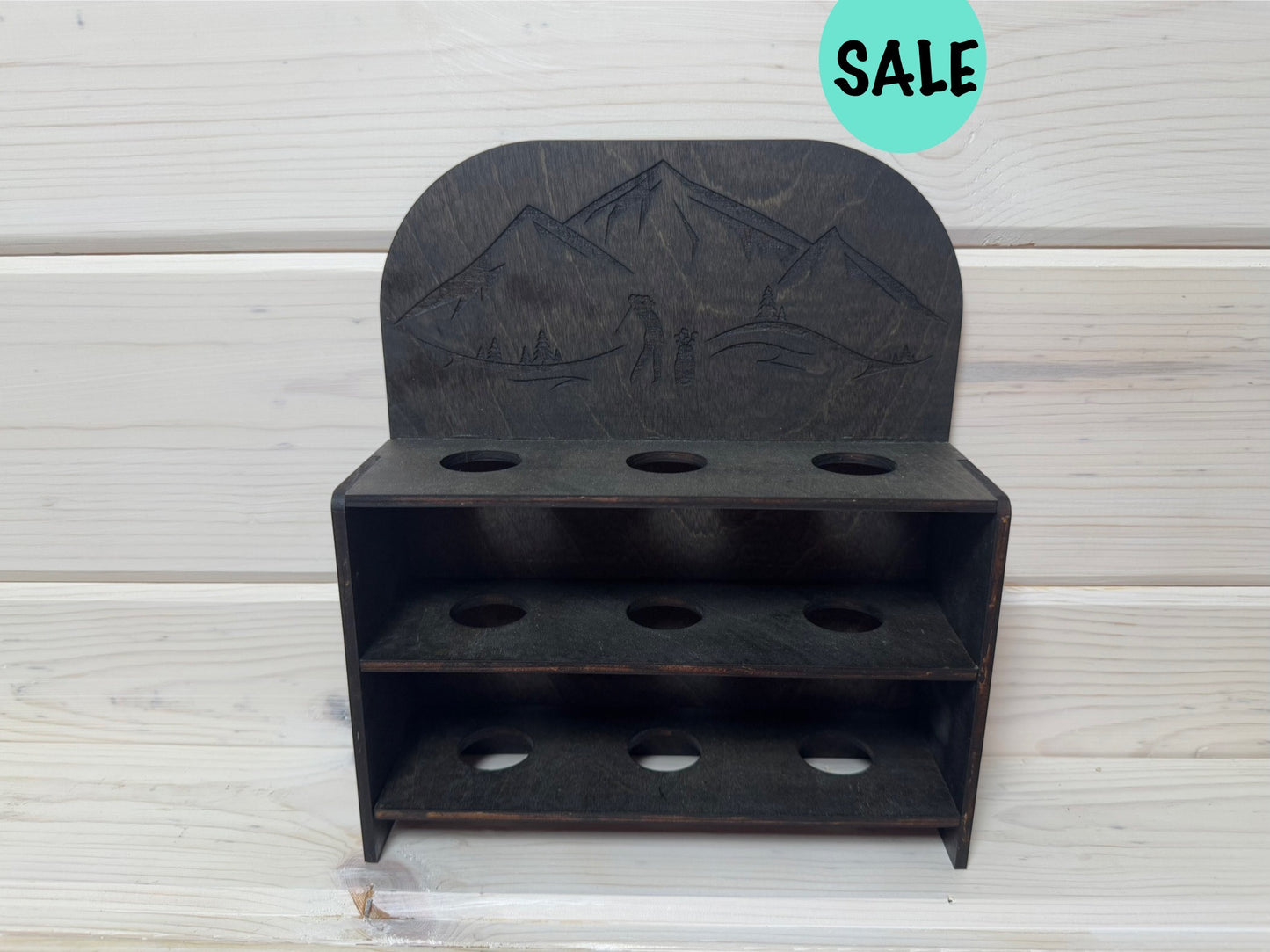 Golf Ball Display Mini (Mountains/Black)
