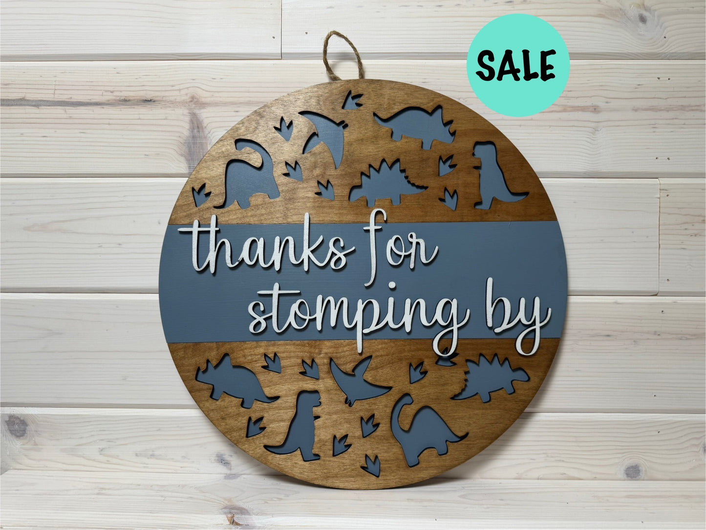 Door Hanger (Stomping By/Blue)