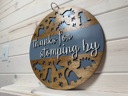 Door Hanger (Stomping By/Blue)