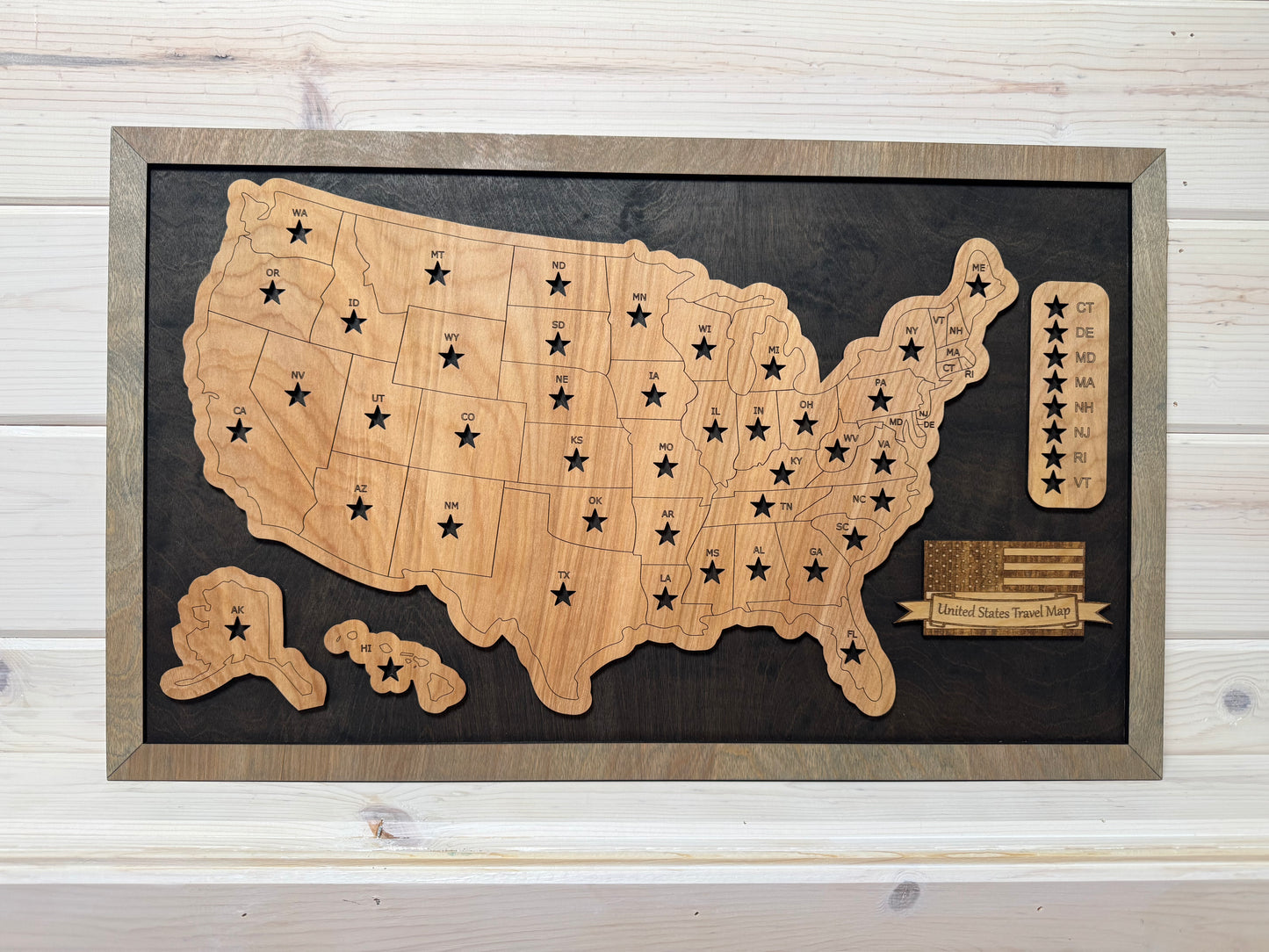 U.S. States (Black/Grey)