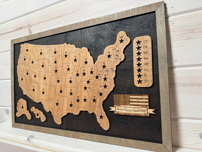 U.S. States (Black/Grey)