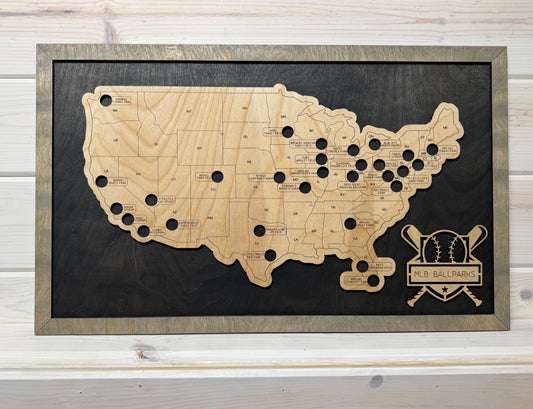 Baseball Parks (Black/Grey)