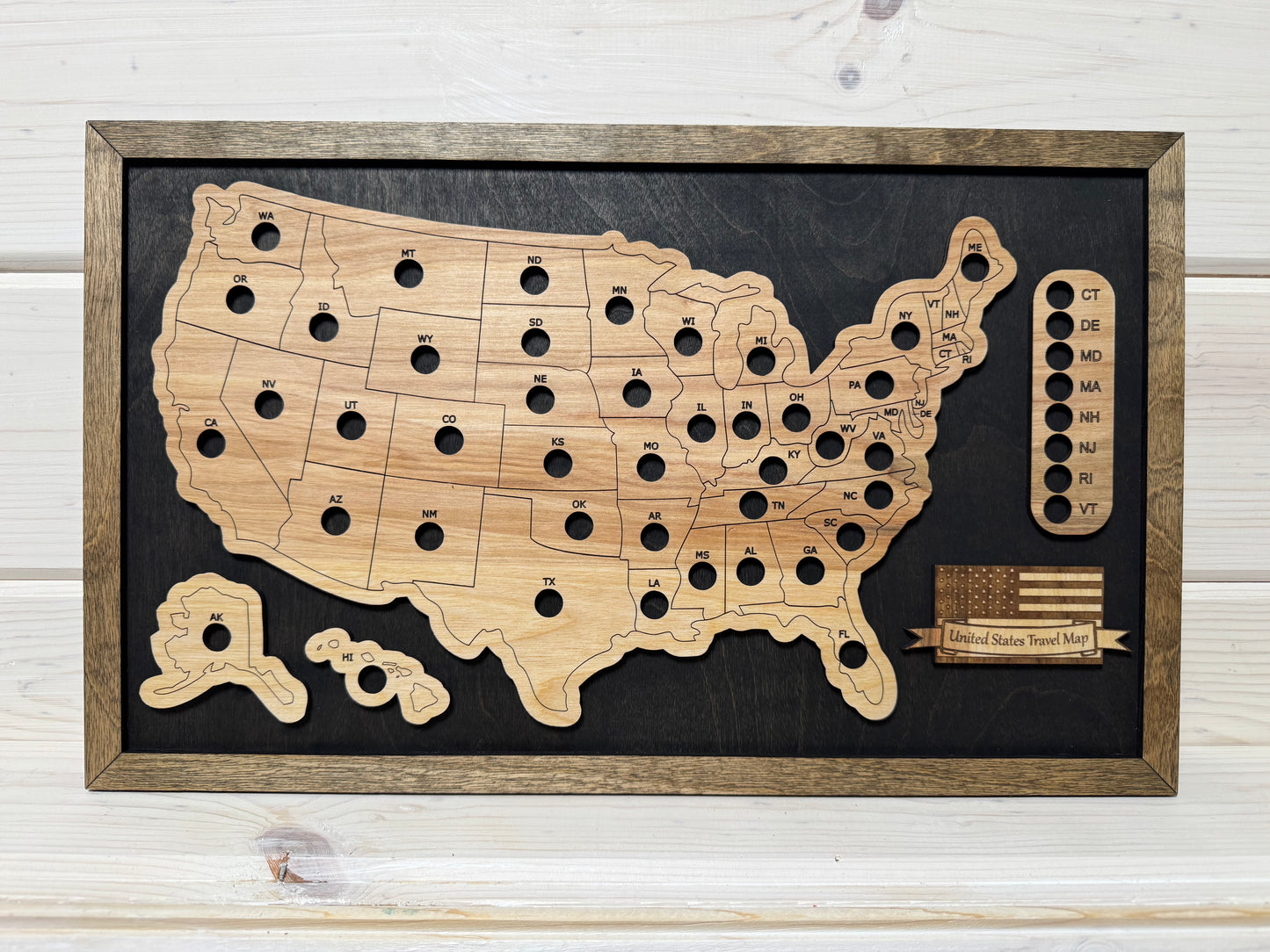 U.S. States Mini (Black/Jacobean)