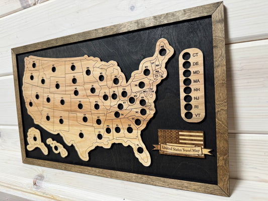 U.S. States Mini (Black/Jacobean)