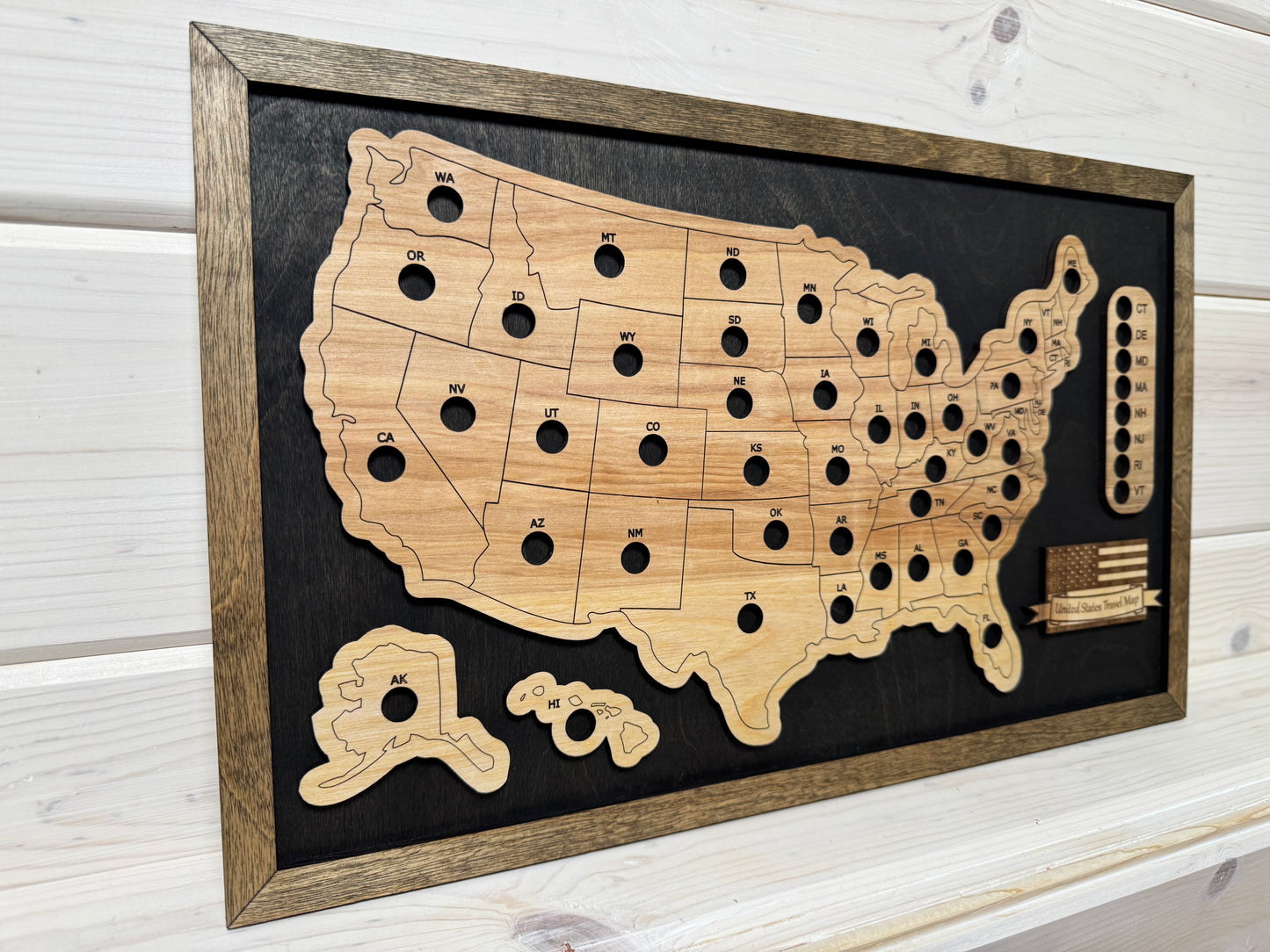 U.S. States Mini (Black/Jacobean)