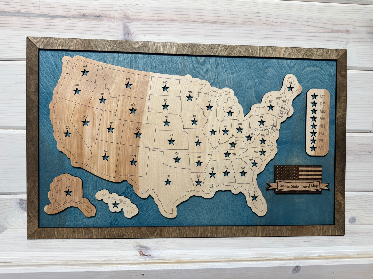 U.S. States (Blue/Jacobean)