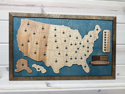 U.S. States (Blue/Jacobean)